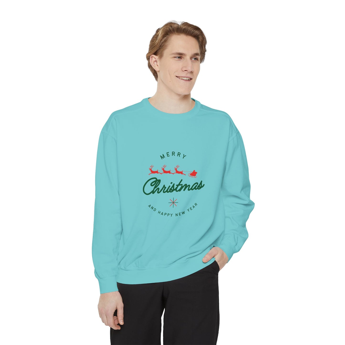 Merry Christmas Unisex Sweatshirt, Cozy Holiday Apparel, Gift for Him/Her, Festive Sweatshirt, New Year Celebrations