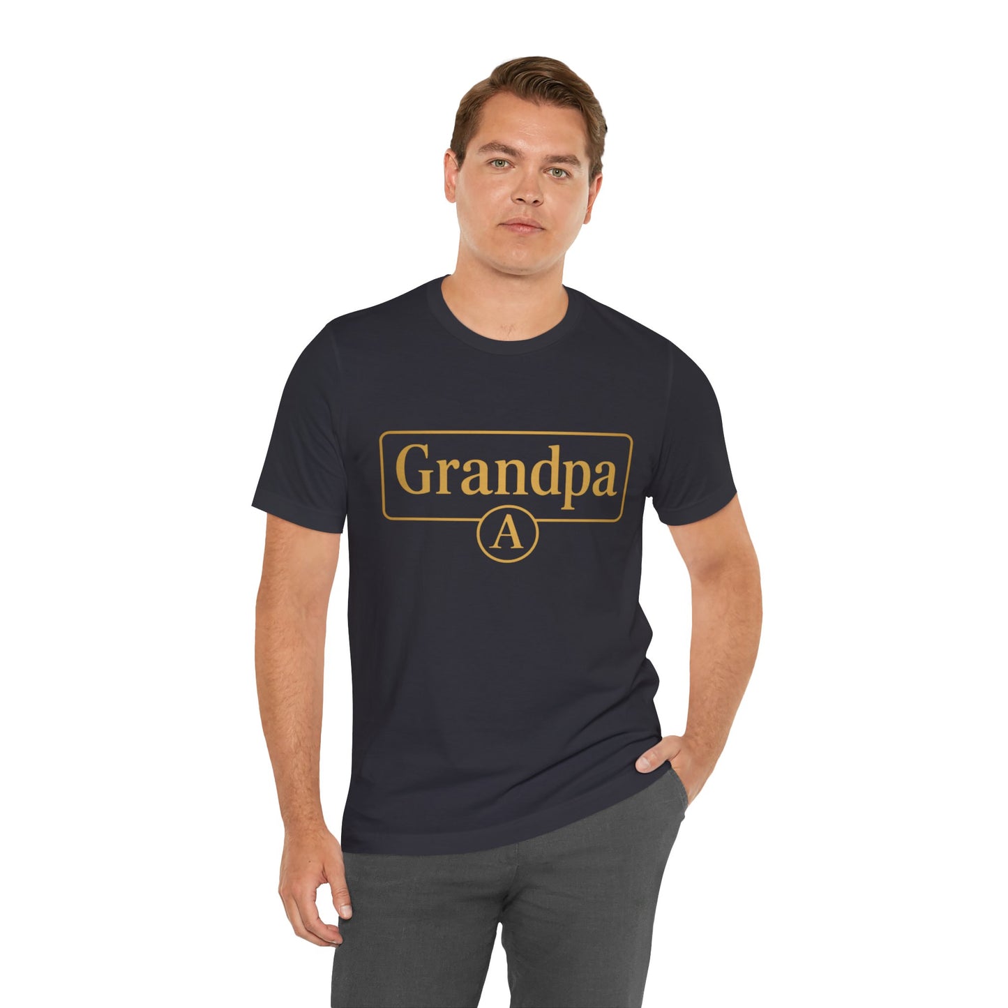 Grandpa Unisex Tee - Stylish Gift for Grandfathers, Casual Wear, Family Reunion, Birthday, Father's Day