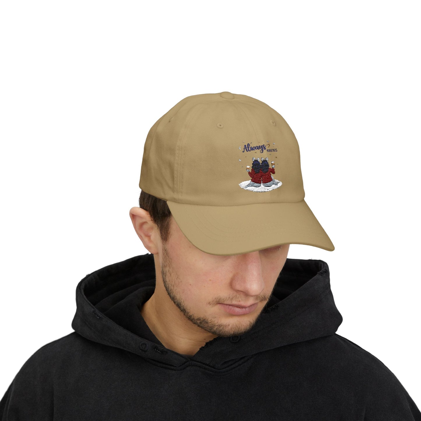 Heartwarming Classic Dad Cap, Custom Hat for Father's Day, Gift for Dads, Casual Cap for Every Season, Embroidered Hat with Message