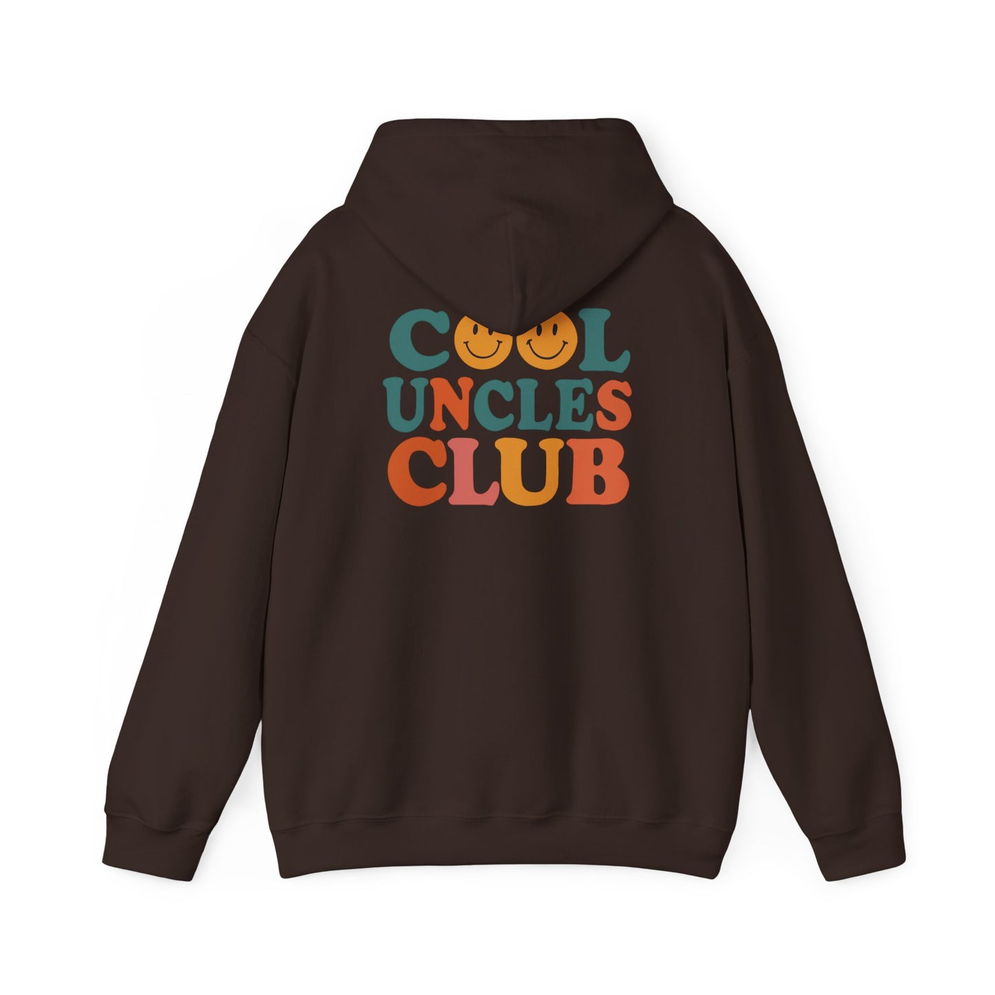 Cool Uncles Club Hooded Sweatshirt, Unisex Hoodie Gift, Cozy Sweatshirt for Uncles, Family Gathering Attire, Fun Graphic Hoodie