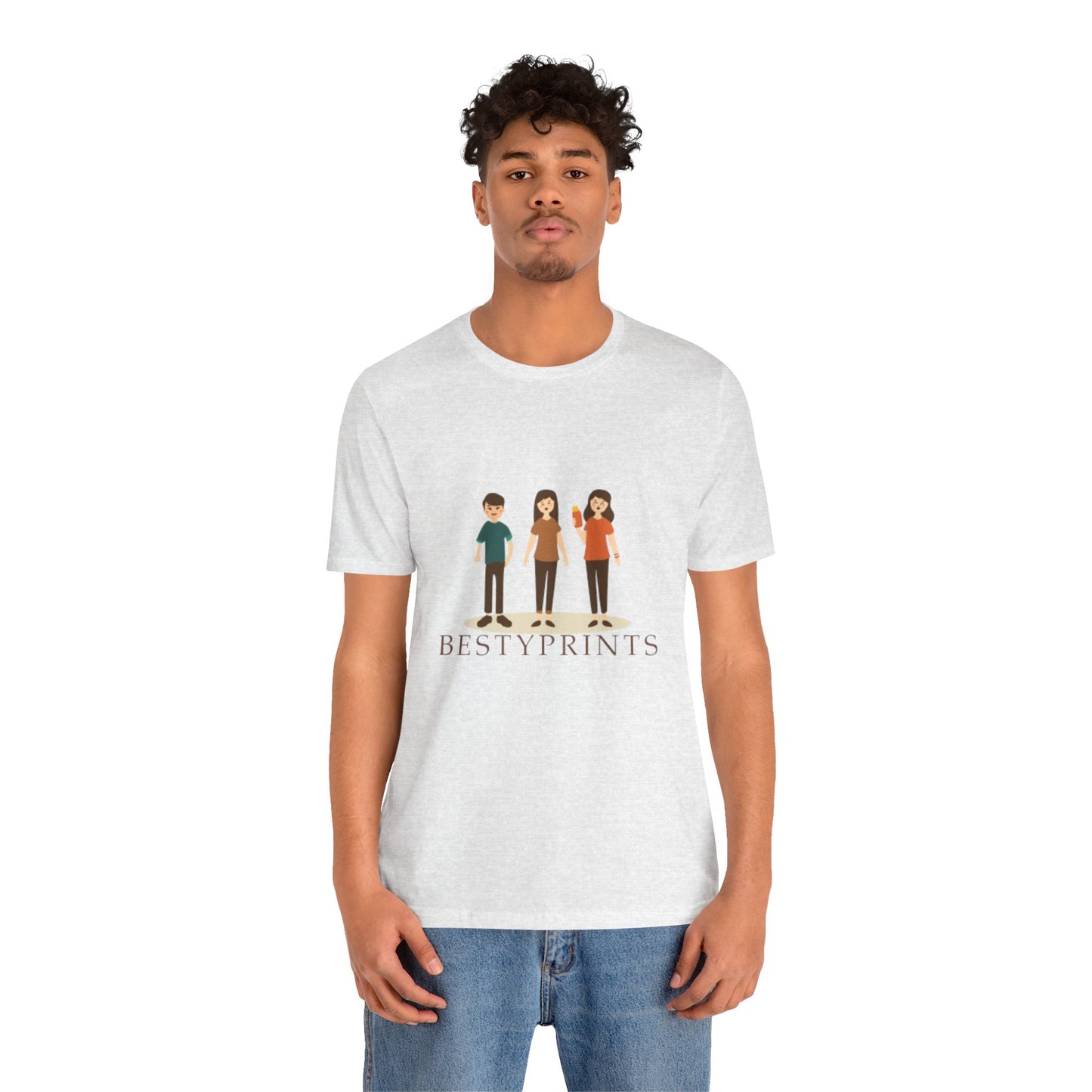 Unisex Illustration Tee - Fun, Casual Graphic T-Shirt for Friends, Birthday Gift, Family Gatherings, Best Friends Tee, Everyday Wear