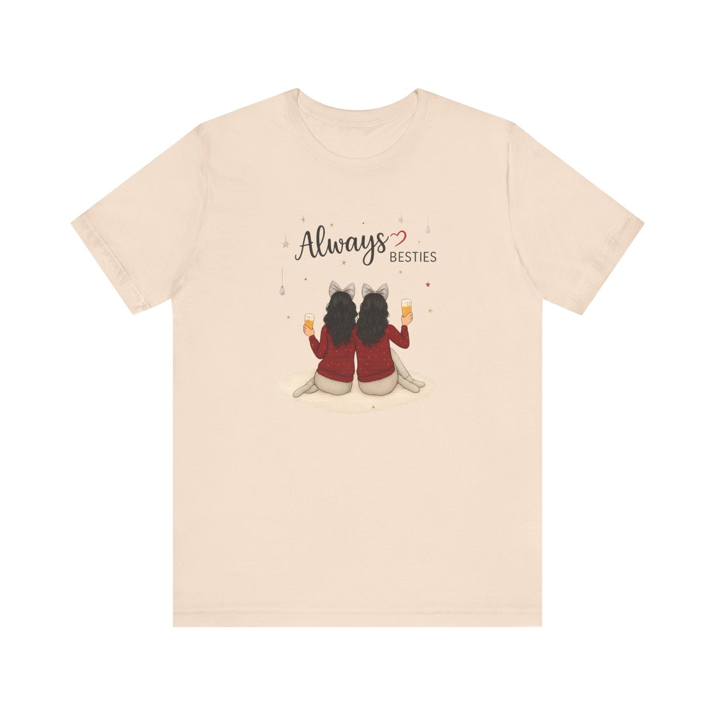 Always Besties Unisex T-Shirt - Perfect Gift for Friends, Best Friend Shirt, Casual Wear, Matching Tees, Friendship Day, Cute Tee