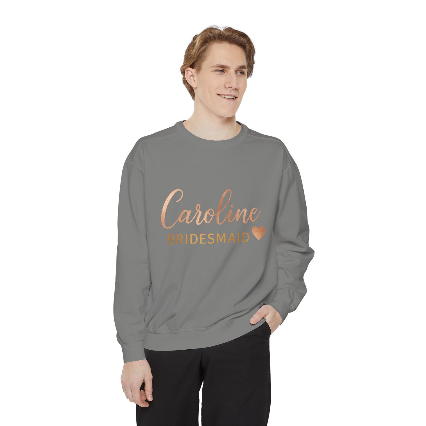 Bridesmaid Sweatshirt, Personalized Gift, Unisex Pullover, Wedding Party Apparel, Custom Bridesmaid Sweatshirt