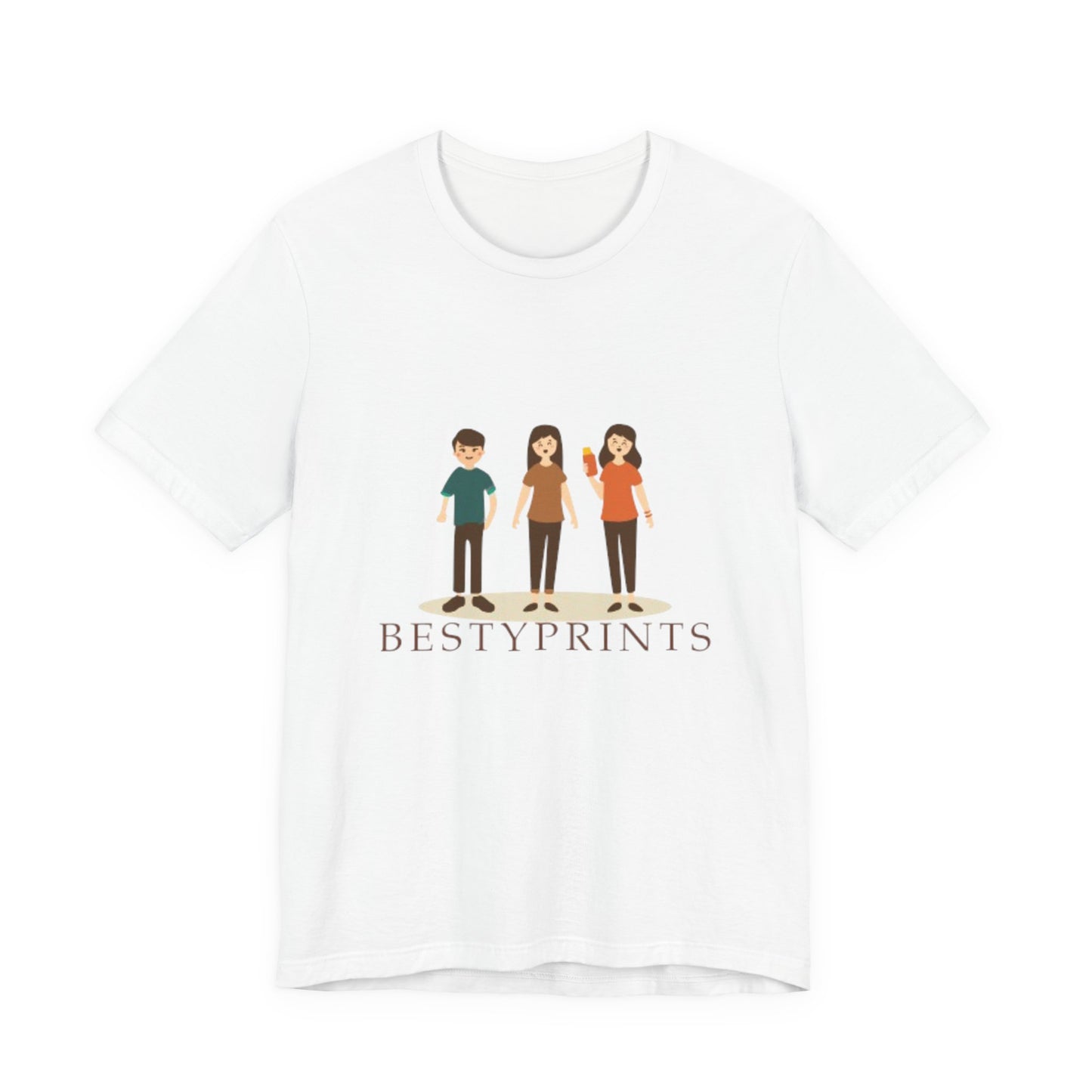 Unisex Illustration Tee - Fun, Casual Graphic T-Shirt for Friends, Birthday Gift, Family Gatherings, Best Friends Tee, Everyday Wear