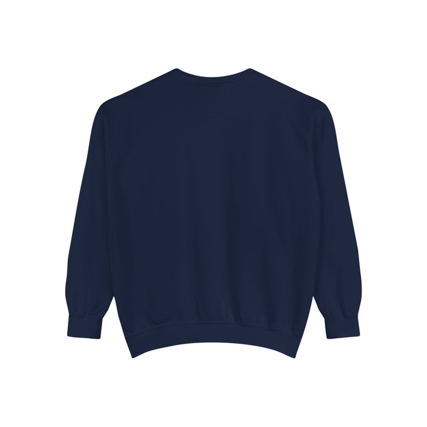 Personalized Garment-Dyed Unisex Sweatshirt | Cozy, Casual, Perfect for Gifting, Everyday Wear, Holiday Celebrations