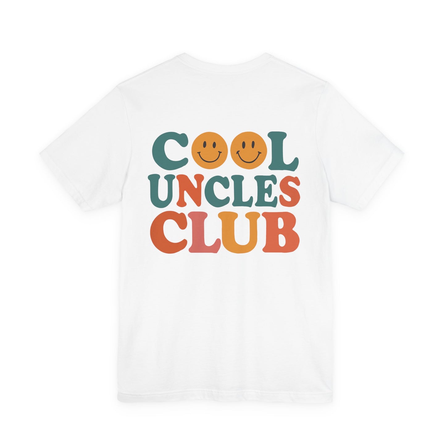 Cool Uncles Club Tee, Unisex Graphic T-Shirt, Father's Day Gift, Fun Uncle Outfit, Smiley Face Tee, Family Reunion Shirt