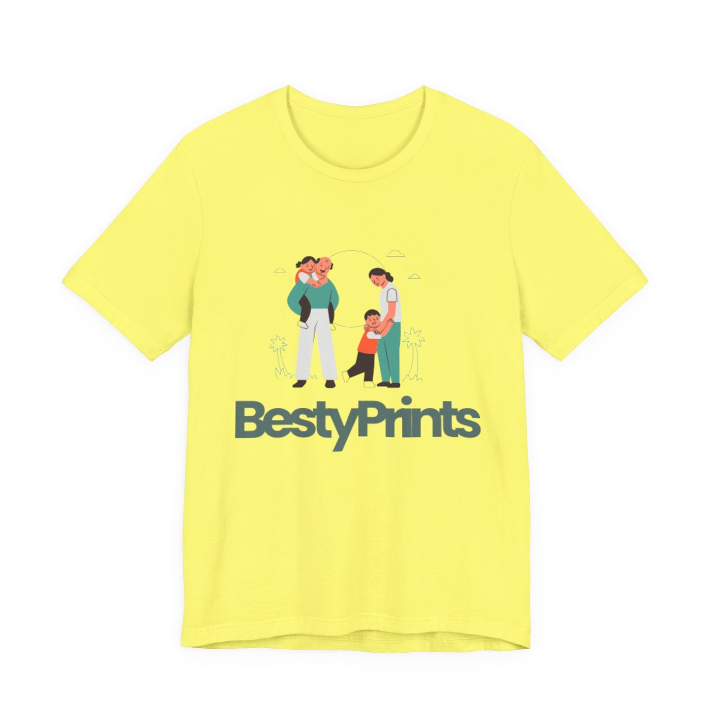 Family Bond Unisex Tee, Cute Family T-Shirt, BestyPrints Graphic Tee, Gift for Parents, Casual Family Wear