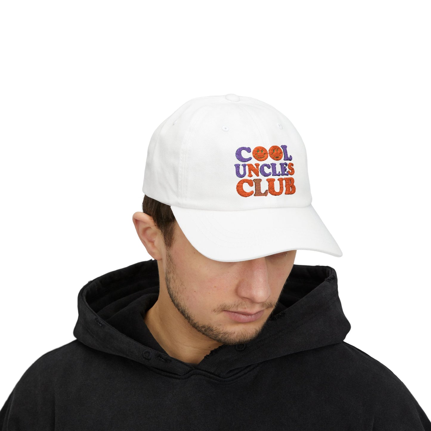 Cool Uncles Club Classic Dad Cap - Fun Gift for Uncles, Casual Wear, Outdoor Activities, Family Gatherings, Unique Accessories