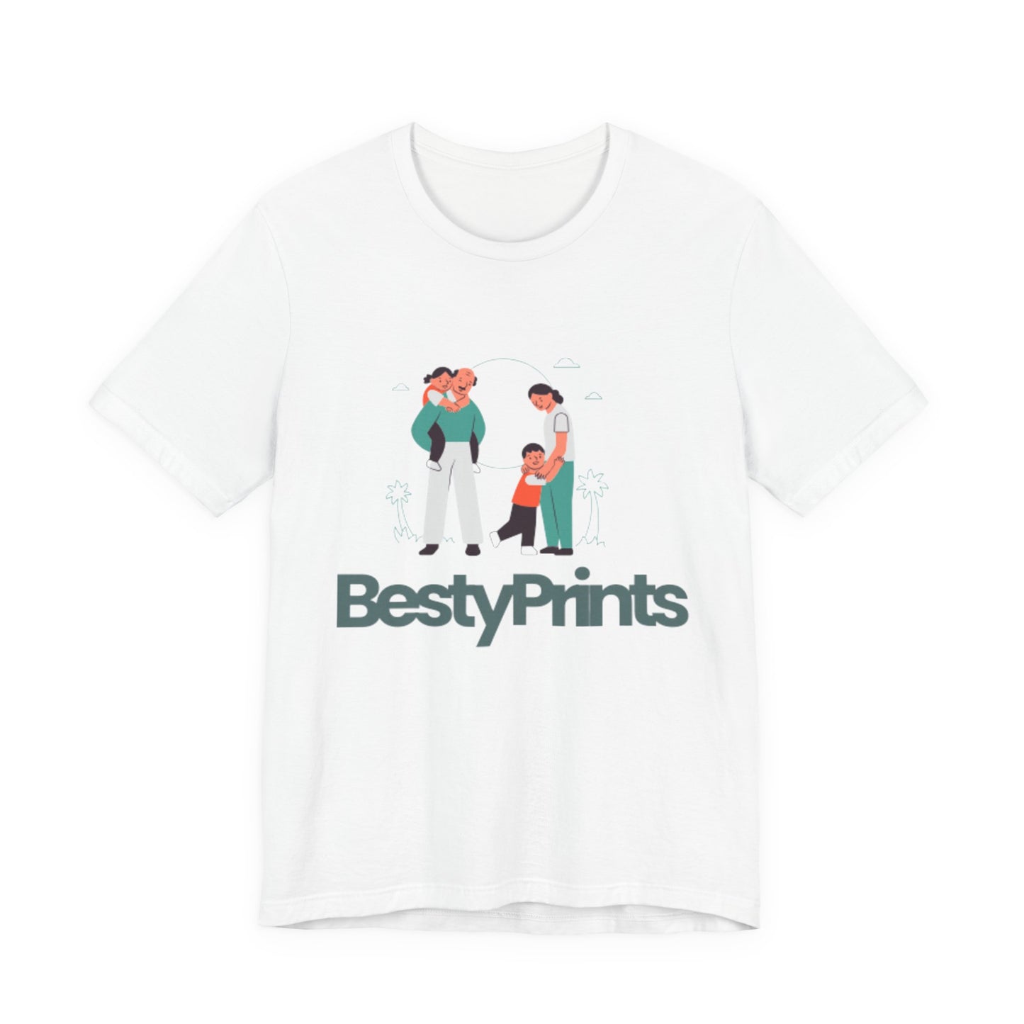 Family Bond Unisex Tee, Cute Family T-Shirt, BestyPrints Graphic Tee, Gift for Parents, Casual Family Wear