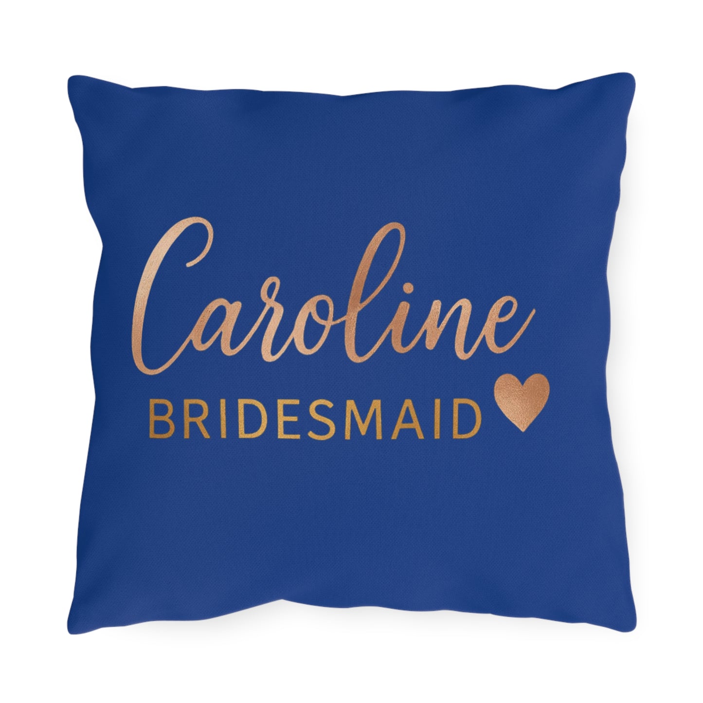 Bridesmaid Outdoor Pillows | Personalized Patio Decor, Wedding Gift, Custom Throw Cushion, Outdoor Wedding, Garden Pillows