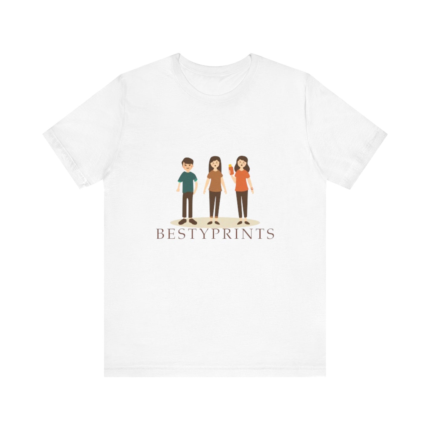 Unisex Illustration Tee - Fun, Casual Graphic T-Shirt for Friends, Birthday Gift, Family Gatherings, Best Friends Tee, Everyday Wear