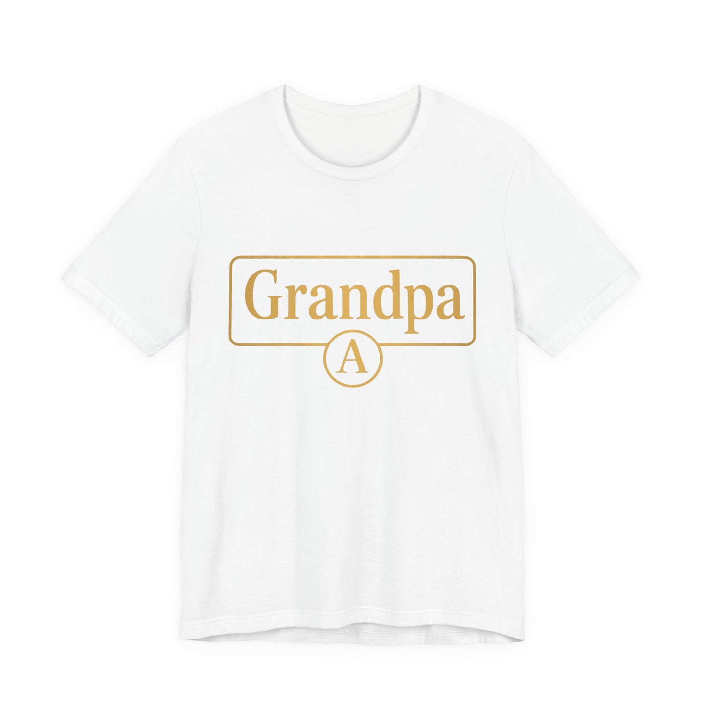 Grandpa Unisex Tee - Stylish Gift for Grandfathers, Casual Wear, Family Reunion, Birthday, Father's Day