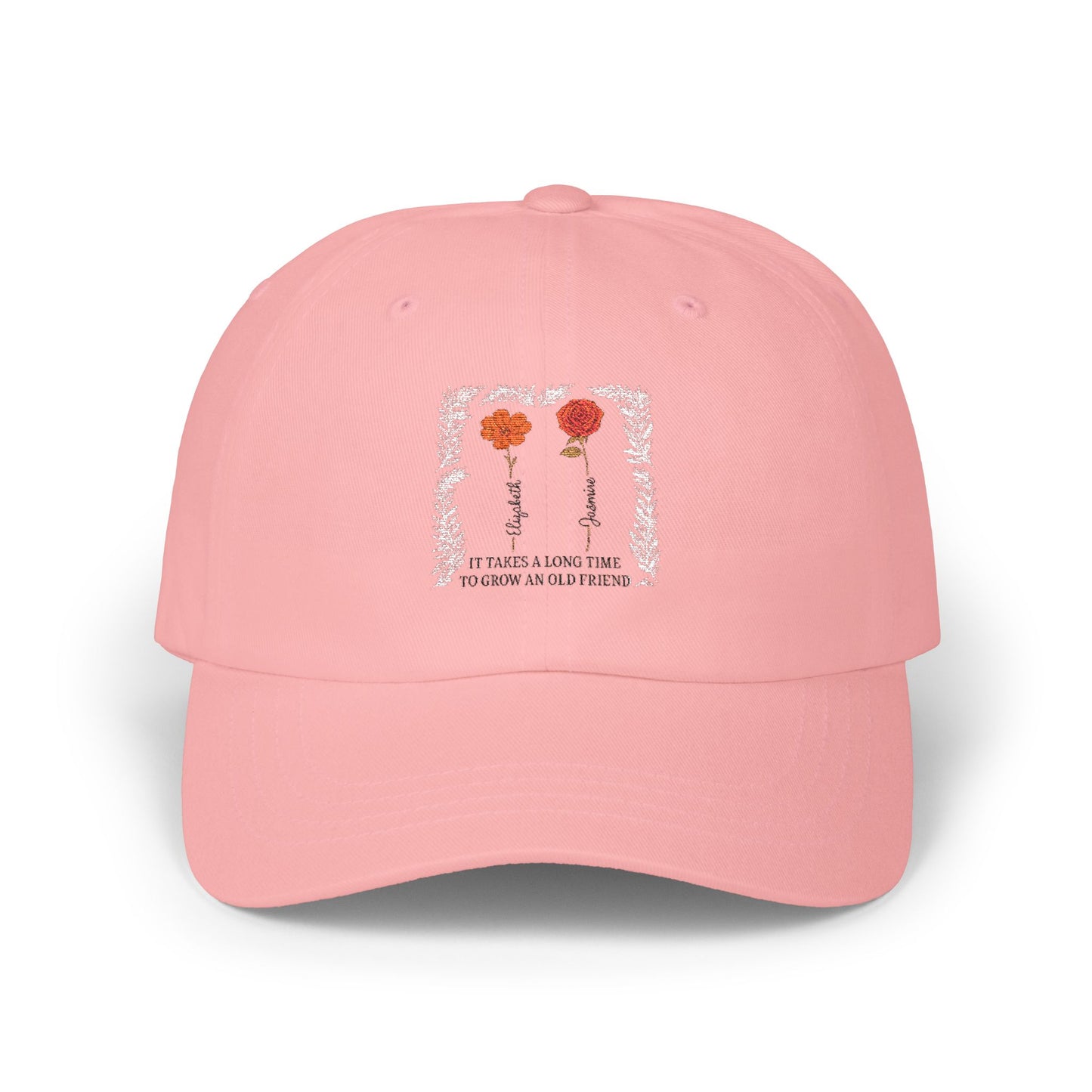 Classic Floral Dad Cap - Casual Style Hat for Dads, Perfect Gift for Father's Day, Summer Outing, Outdoors, Fun Fashion Accessory