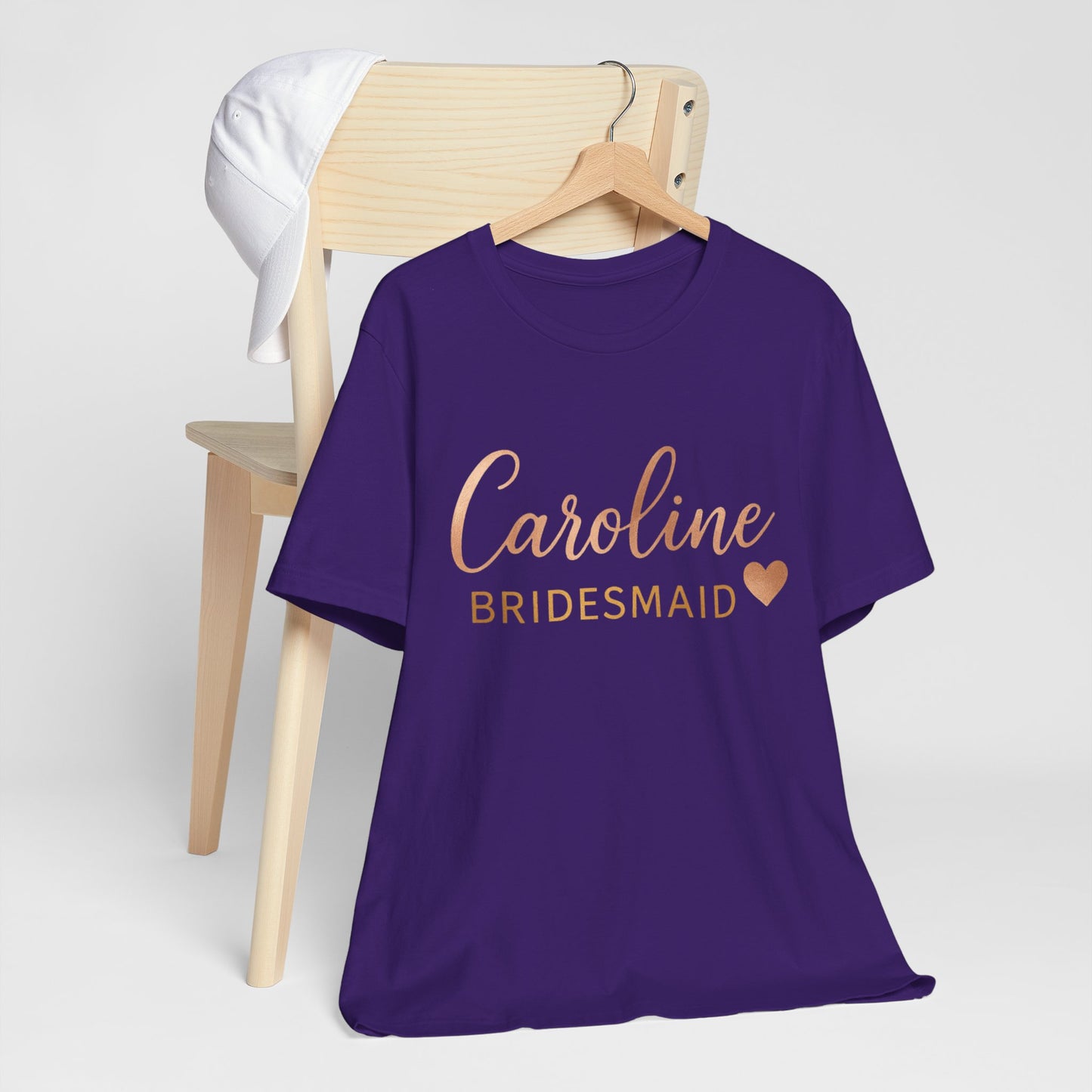 Bridesmaid T-Shirt, Customizable Team Tee, Unique Wedding Gift, Bridal Party Shirt, Memorable Engagement Celebration