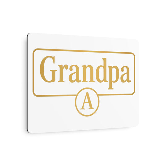 Personalized Grandpa Metal Art Sign | Unique Home Decor, Gift for Grandpa, Wall Art, Custom Name Sign, Family Gift