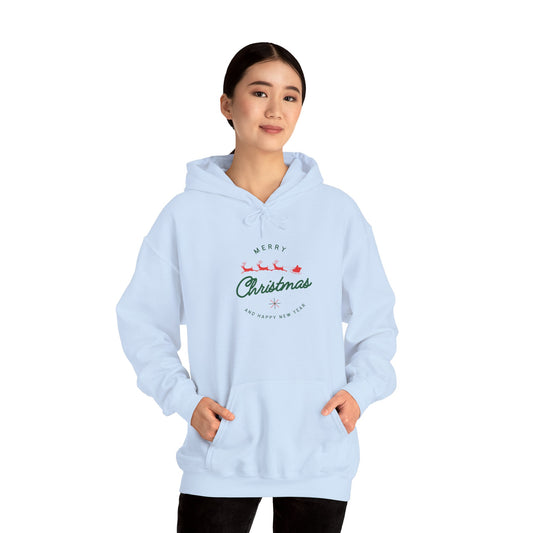Merry Christmas Unisex Hoodie, Cozy Holiday Sweatshirt, Winter Wardrobe Essential, Gift for Him/Her, Festive Apparel
