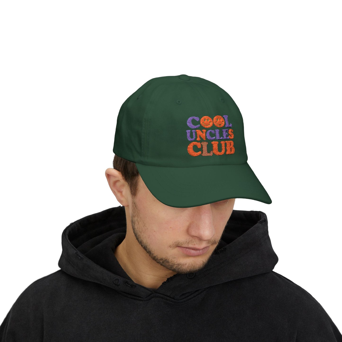 Cool Uncles Club Classic Dad Cap - Fun Gift for Uncles, Casual Wear, Outdoor Activities, Family Gatherings, Unique Accessories