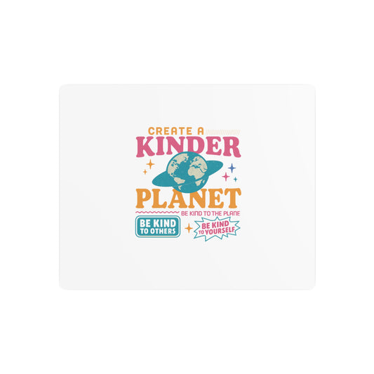 Metal Art Sign: Create a Kinder Planet Wall Decor, Inspirational Home Decor, Kindness Art, Eco-Friendly Gift, Motivational Wall Art