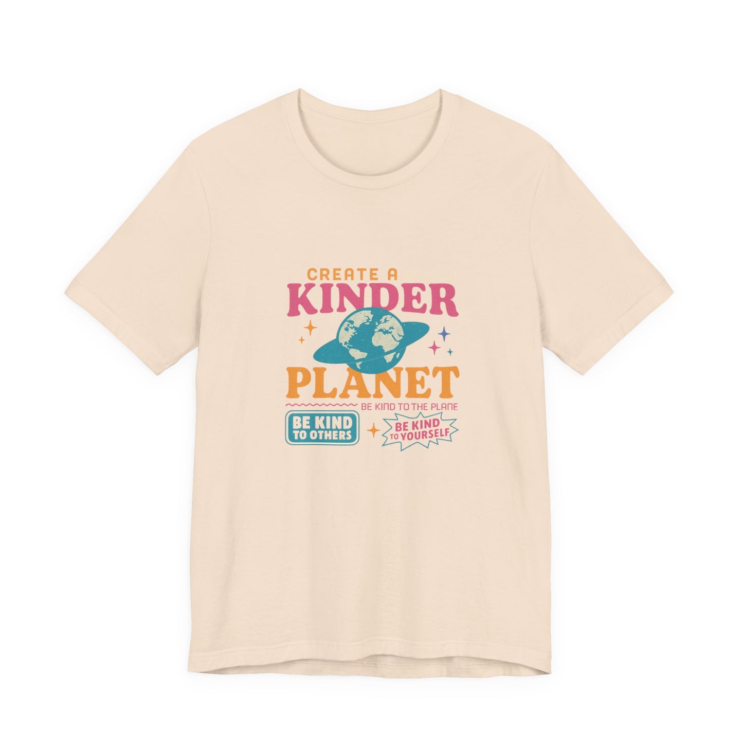 Create a Kinder Planet Tee - Unisex Jersey Tee for Eco-Conscious Individuals, Sustainable Fashion, Earth Day Gift, Positive Vibes, [...]