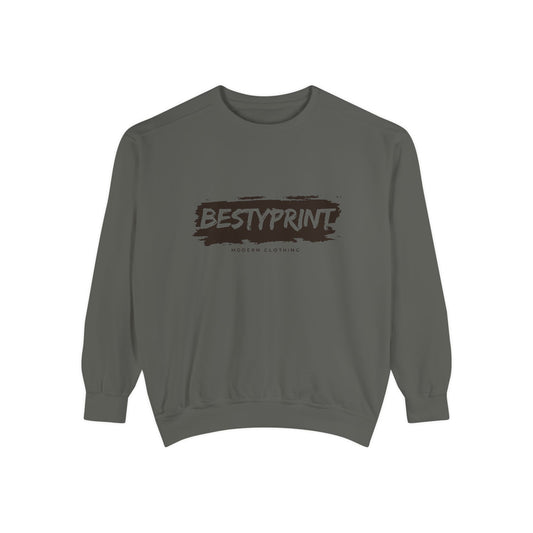Bestie Sweatshirt, Unisex Garment-Dyed Sweatshirt, Cozy Gift for Friends, Casual Wear, Perfect for Birthdays and Celebrations