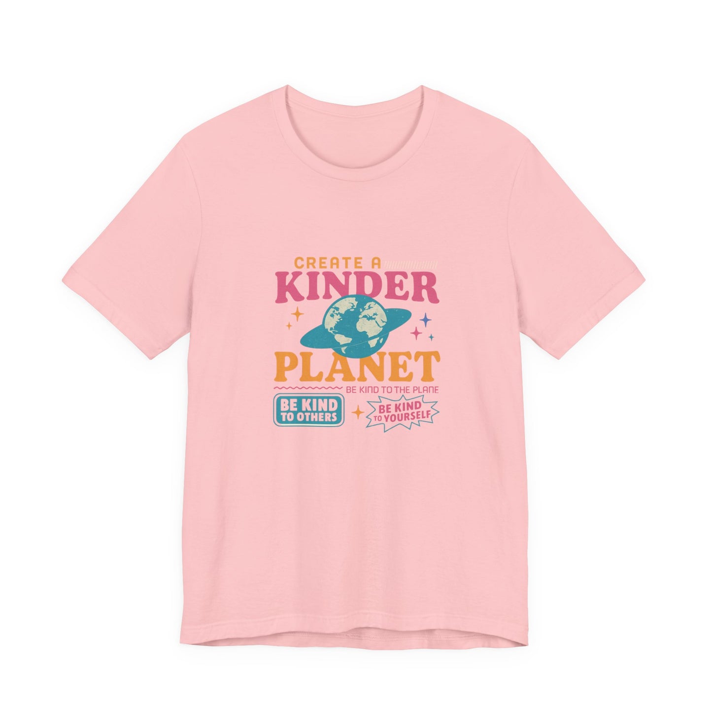 Create a Kinder Planet Tee - Unisex Jersey Tee for Eco-Conscious Individuals, Sustainable Fashion, Earth Day Gift, Positive Vibes, [...]