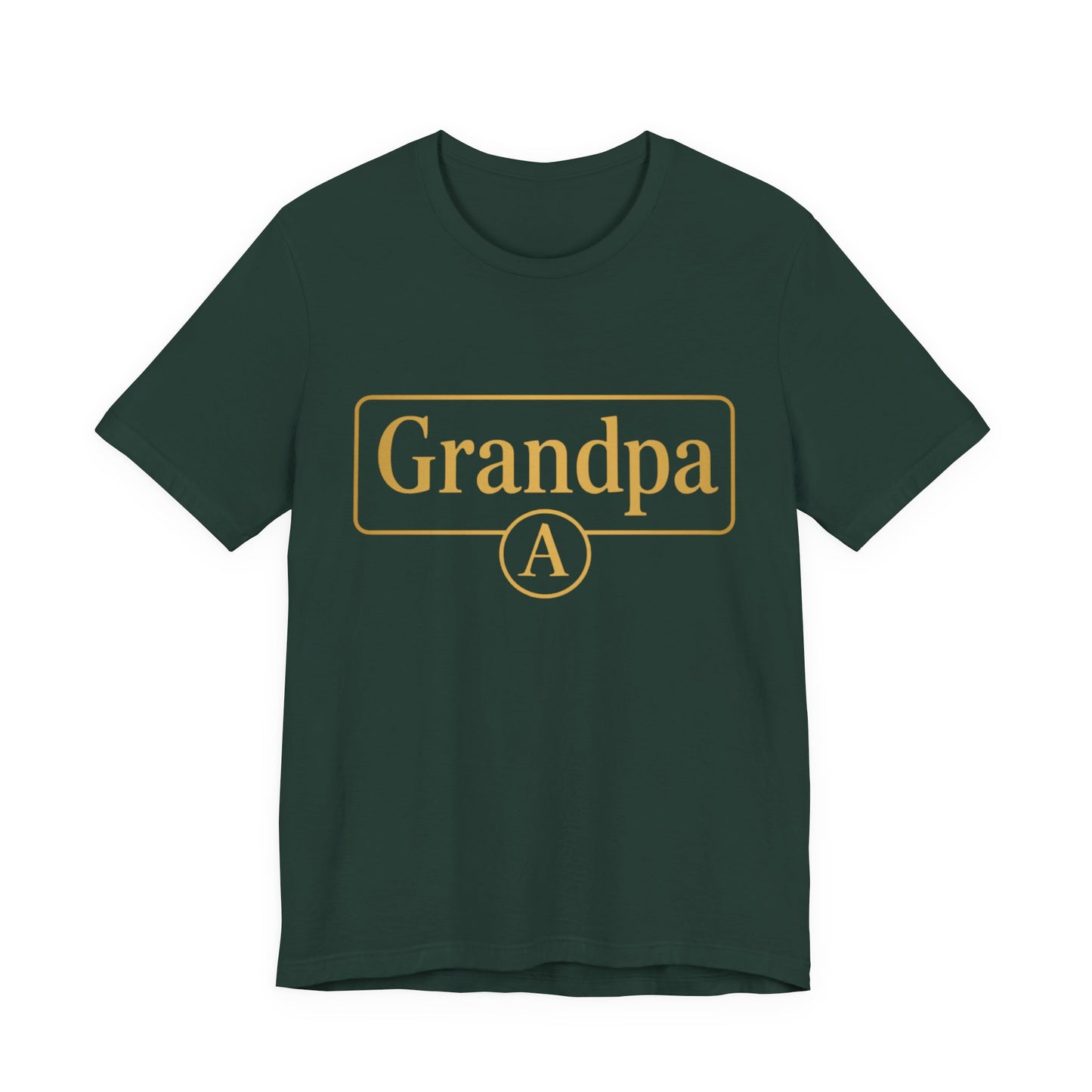 Grandpa Unisex Tee - Stylish Gift for Grandfathers, Casual Wear, Family Reunion, Birthday, Father's Day