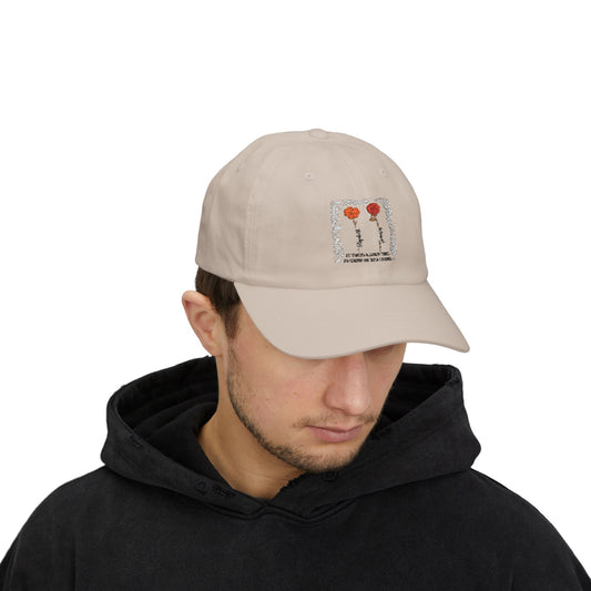 Classic Floral Dad Cap - Casual Style Hat for Dads, Perfect Gift for Father's Day, Summer Outing, Outdoors, Fun Fashion Accessory