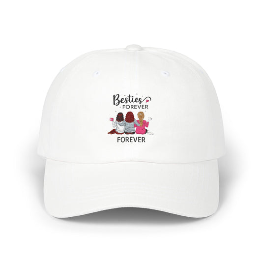 Besties Forever Classic Dad Cap, Cute Hat for Best Friends, Casual Gift, Fun Accessory for Celebrations, Trendy Everyday Wear