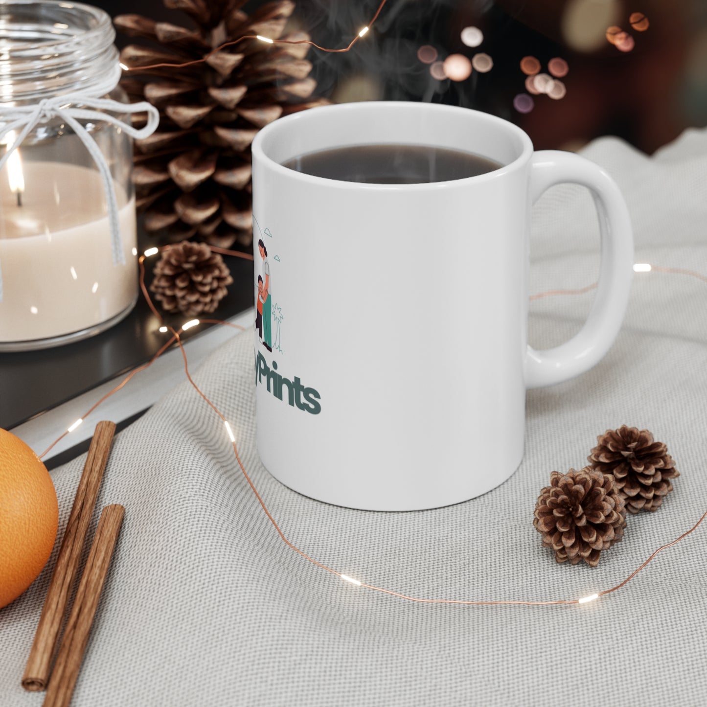 BestyPrints Family Mug - 11oz Ceramic Coffee Cup for Home, Gifts, and Celebrations - Fun Coffee Lover's Drinkware
