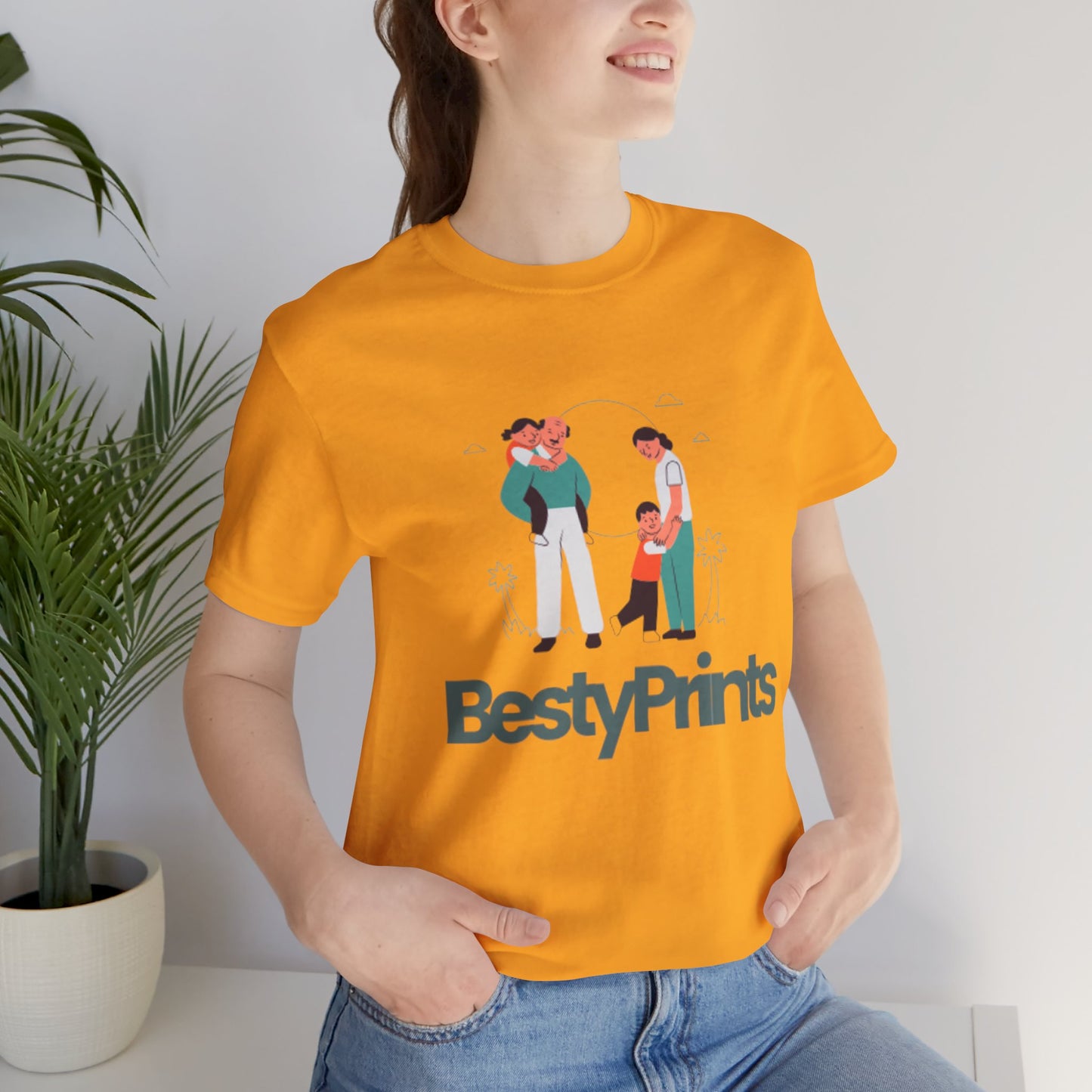 Family Bond Unisex Tee, Cute Family T-Shirt, BestyPrints Graphic Tee, Gift for Parents, Casual Family Wear