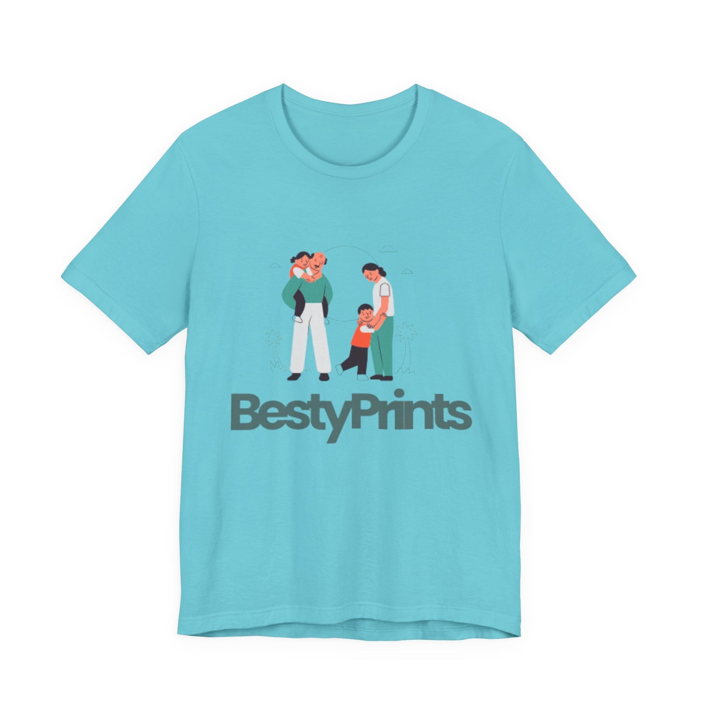 Family Bond Unisex Tee, Cute Family T-Shirt, BestyPrints Graphic Tee, Gift for Parents, Casual Family Wear