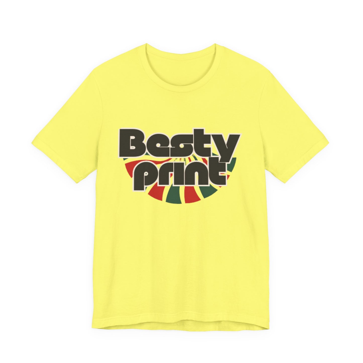 Besty Print Unisex Jersey Tee - Fun and Trendy T-Shirt for Friends, Casual Wear, Gifts, Parties, Holidays