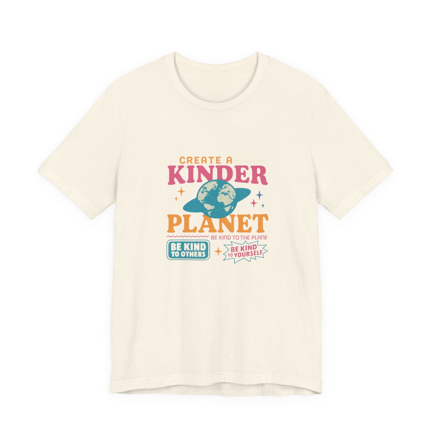 Create a Kinder Planet Tee - Unisex Jersey Tee for Eco-Conscious Individuals, Sustainable Fashion, Earth Day Gift, Positive Vibes, [...]