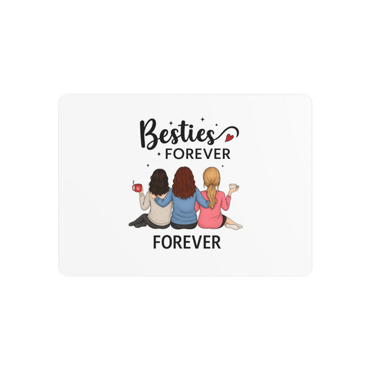 Metal Art Sign for Best Friends, Home Decor, Gift for Friends, Wall Art, Friendship Decor, Besties Forever Design