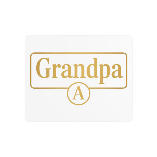 Personalized Grandpa Metal Art Sign | Unique Home Decor, Gift for Grandpa, Wall Art, Custom Name Sign, Family Gift