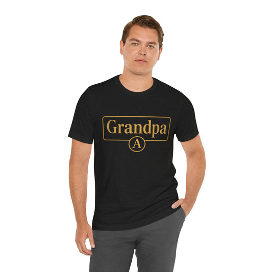 Grandpa Unisex Tee - Stylish Gift for Grandfathers, Casual Wear, Family Reunion, Birthday, Father's Day