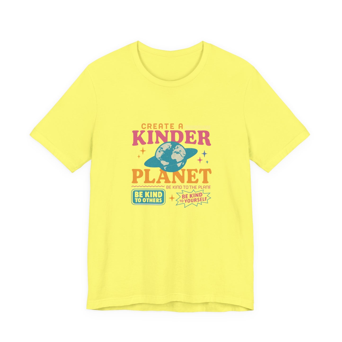 Create a Kinder Planet Tee - Unisex Jersey Tee for Eco-Conscious Individuals, Sustainable Fashion, Earth Day Gift, Positive Vibes, [...]