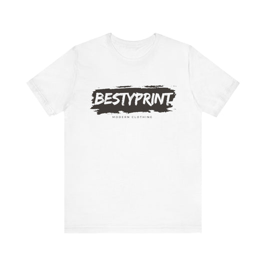 Modern Graphic Unisex Tee, Casual Streetwear, Bestyprint T-Shirt, Gift for Him or Her, Everyday Wear, Summer Fashion, Trendy Style