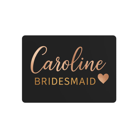 Stylish Metal Art Sign for Bridesmaids | Personalized Home Decor, Wedding Decor, Gift Idea, Party Signage