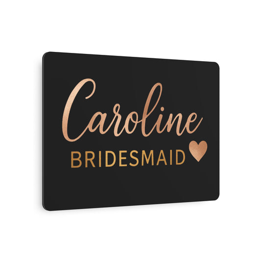 Personalized Metal Art Sign, Custom Bridesmaid Gift, Wedding Decor, Home Interior, Unique Wall Art