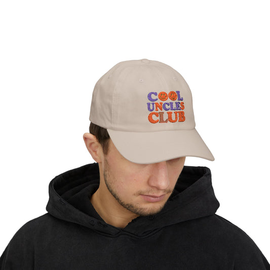 Cool Uncles Club Classic Dad Cap - Fun Gift for Uncles, Casual Wear, Outdoor Activities, Family Gatherings, Unique Accessories