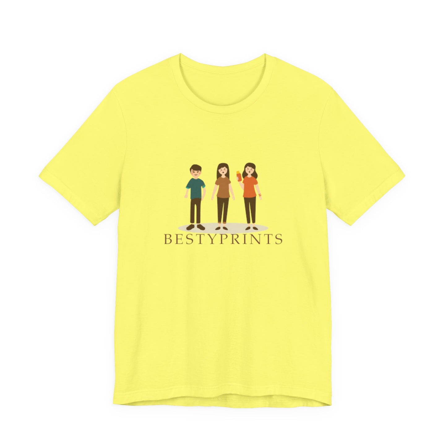 Family Cartoon Graphic Tee, Cute Gift for Friends, Casual Summer Wear, Kids and Adults, Unique Family Gathering Shirt, Birthday Gift