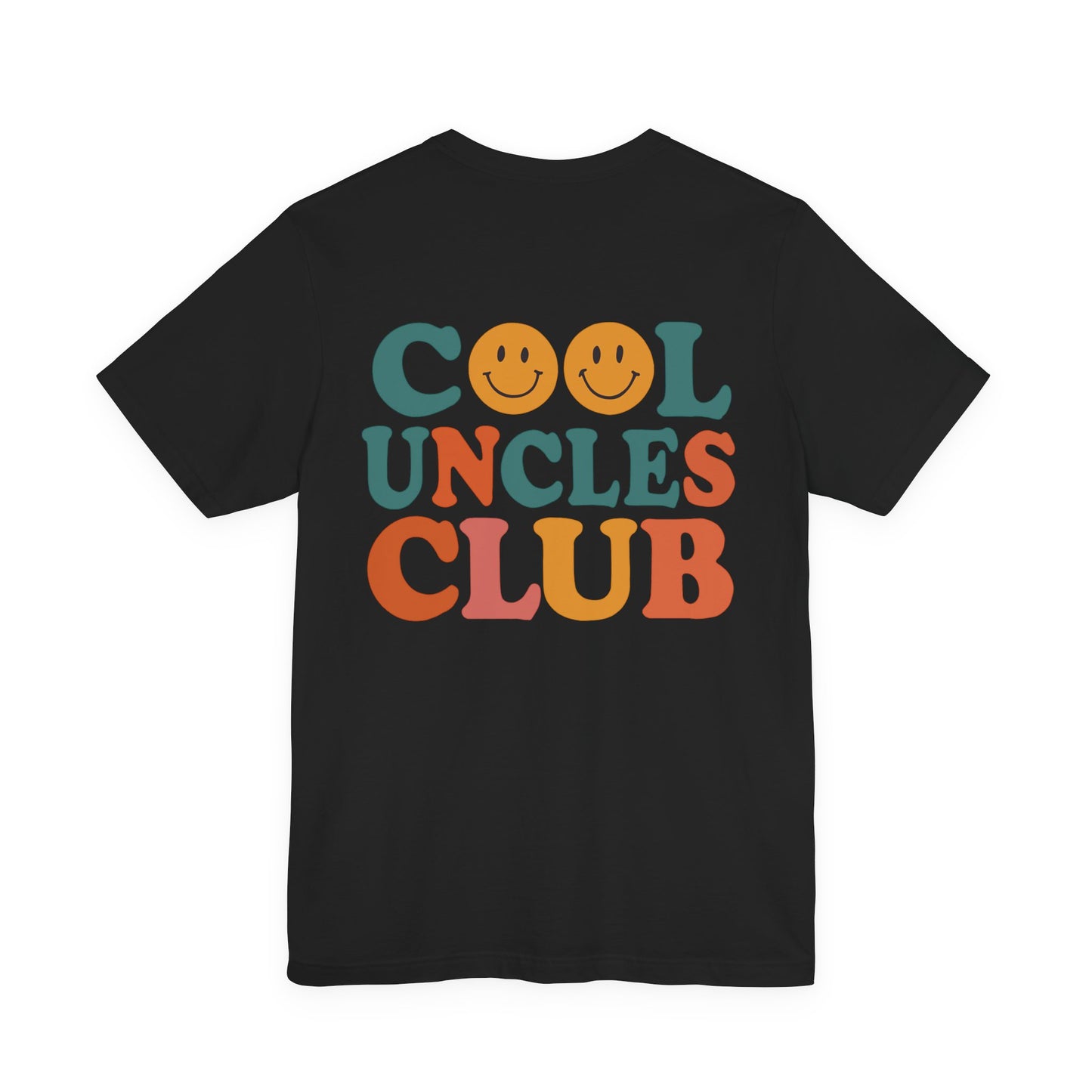Cool Uncles Club Tee, Unisex Graphic T-Shirt, Father's Day Gift, Fun Uncle Outfit, Smiley Face Tee, Family Reunion Shirt
