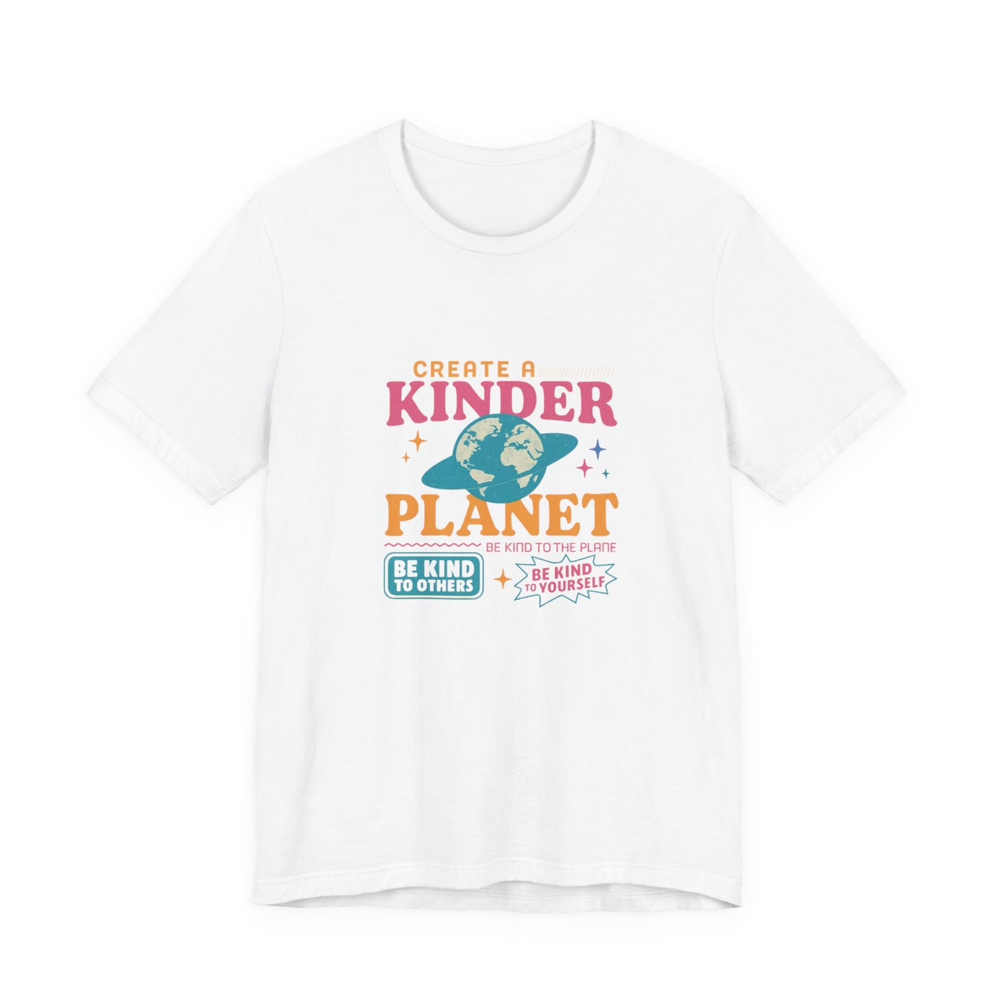 Create a Kinder Planet Tee - Unisex Jersey Tee for Eco-Conscious Individuals, Sustainable Fashion, Earth Day Gift, Positive Vibes, [...]