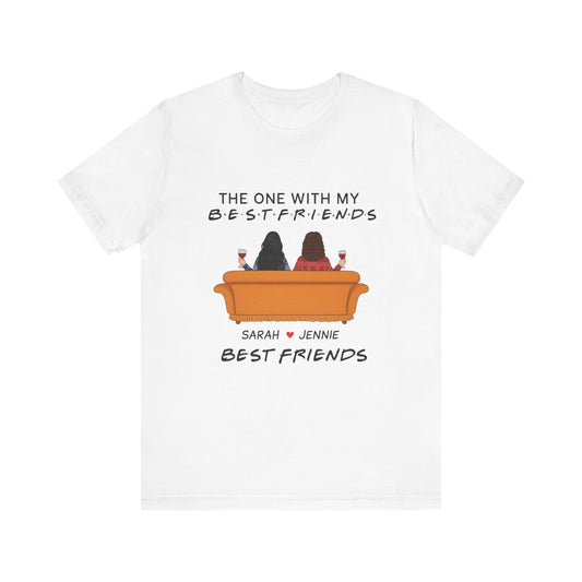 Best Friends Graphic Tee, Unisex Friendship T-Shirt, Gifts for Best Friends, Cute Casual Wear, Ideal for Birthdays, Friend Celebrations