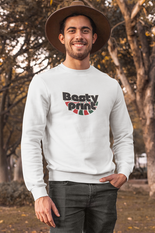 Trendy Unisex Sweatshirt with 'Booty Print' Design, Cozy Casual Wear, Gift Idea for Friends, Festival Fashion, Everyday Comfort